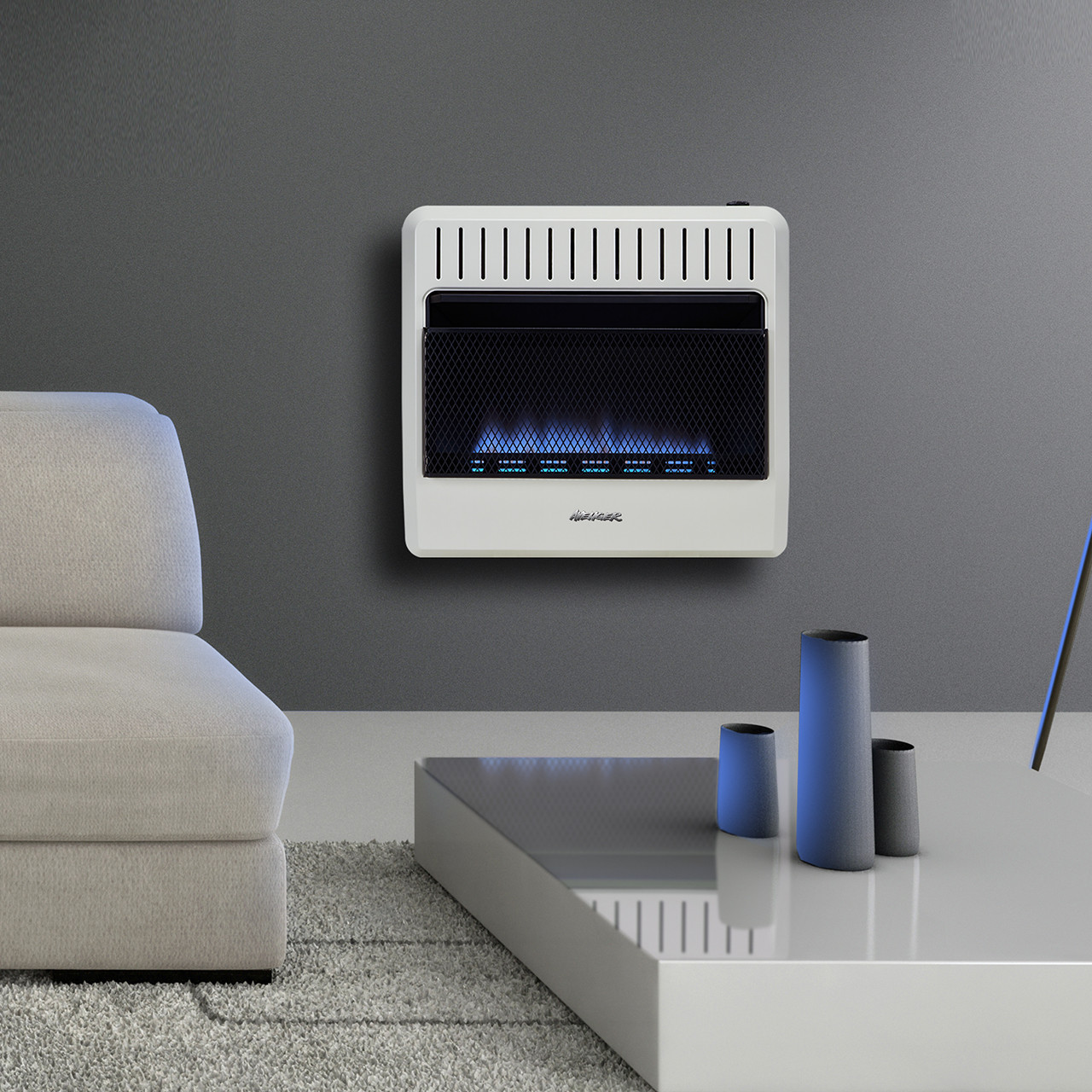 Avenger Recon Dual Fuel Ventless Blue Flame Heater - 30,000 BTU, Model#  FDT30BFA-R - Factory Buys Direct