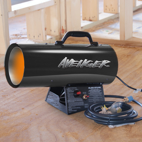 Avenger Reconditioned Portable Forced Air Propane Heater - 40,000 BTU - Model# FBDFA40-R