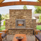 BL450SS-G Stainless Steel Built-In Outdoor Gas Fireplace