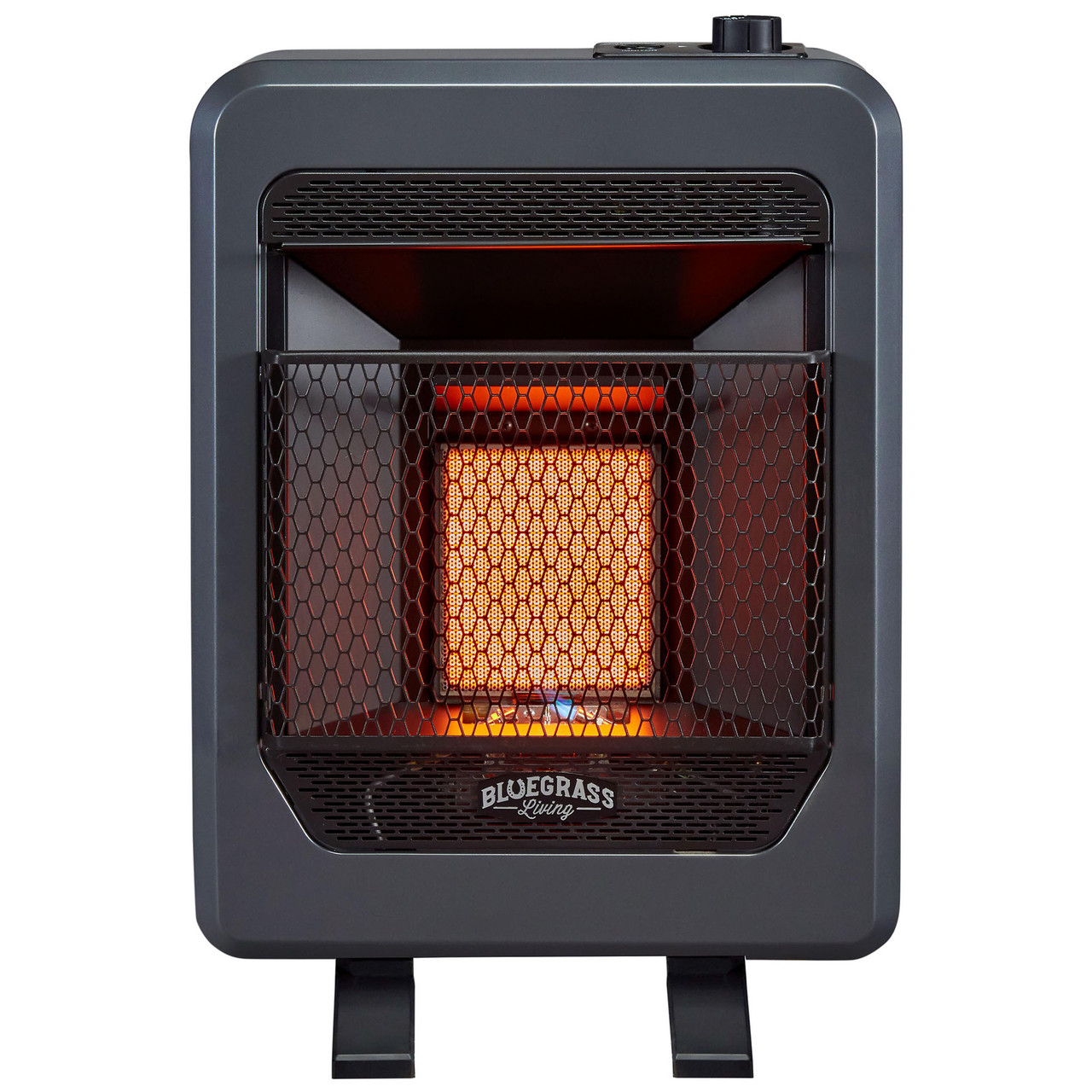 Bluegrass Living Propane Gas Vent Free Blue Flame Gas Space Heater
