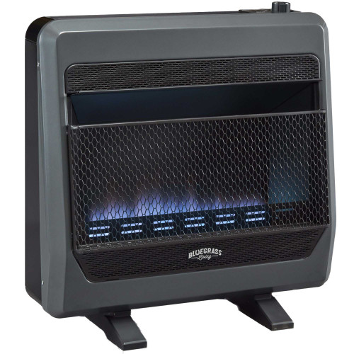 Bluegrass Living Propane Gas Vent Free Blue Flame Gas Space Heater With ...