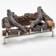 Designed to be used with our stainless-steel outdoor fireplace insert, this log set adds a more traditional design to the outdoor fireplace by highlighting realistic looking wood elements as the main focus.