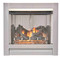 The fireplace front panel has a brushed stainless finish that will enhance any patio or outdoor living room. The inner firebox panels are made from a bright reflective stainless steel that “mirror” the flames on all sides of the firebox allowing you to enjoy your outdoor gas fireplace from various angles.
