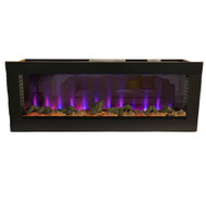 Bluegrass Living 50 Inch See Through Electric Fireplace.