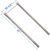 Avenger 7507 Stainless Steel Burner Tube Set 27” Replacement for Weber Spirit 200 Spirit 210 Stainless Steel Burners Parts for Weber Spirit E 210, E 200, Spirit S 210, S 200, Spirit 500 (with Side-Mounted Control) - Set of 1