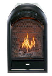 Bluegrass Living Vent Free Propane Gas Fireplace Insert - 10,000 BTU, T-Stat Control, Zero Clearance Design.