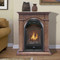 Bluegrass Living Vent Free Propane Gas Fireplace System - 10,000 BTU, T-Stat Control, Toasted Almond Finish.