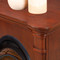 Light distress marks on edges and throughout mantel