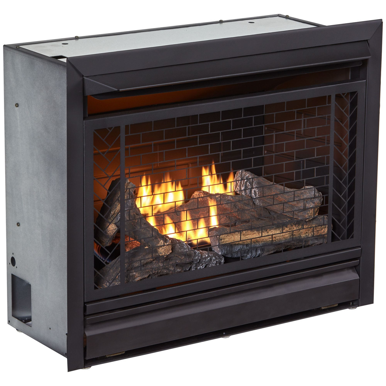 Bluegrass Living Vent Free Propane Gas Fireplace Insert - 26,000 BTU,  Remote Control, Zero Clearance Design - Model# B300RTP - Factory Buys Direct