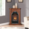 Bluegrass Living Vent Free Natural Gas Fireplace System - 10,000 BTU, T-Stat Control, Apple Spice Finish