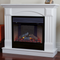 Deluxe Electric Fireplace With Remote Control - White Finish, Model# SFE24RE6-W