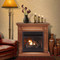 Dual Fuel Ventless Gas Fireplace System - 32,000 BTU, T-Stat Control, Apple Spice Finish