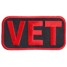Forever And Always Carries VET in red 3.75 x 2 Patches