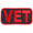 Forever And Always Carries VET in red 3.75 x 2 Patches