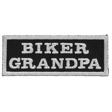 Forever And Always Carries Biker Grandpa 3 x 1 Patches