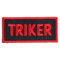 Forever And Always Carries Triker in red 3 x 1.25 Patches