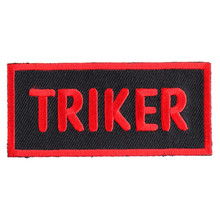 Forever And Always Carries Triker in red 3 x 1.25 Patches