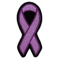 Forever And Always Carries Purple Ribbon 3 x 2 Patches