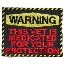 Forever And Always Carries Warning Medicated Vet 3 x 2.5 Patches