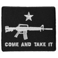 Forever And Always Carries Come And Take It rifle on black 3 x 2.5 Patches