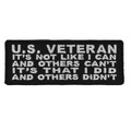 Forever And Always Carries US Veteran 4 x 1.5 Patches