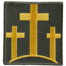 Forever And Always Carries Three Yellow Crosses on green 0 x 0 Patches