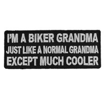 Forever And Always Carries I'm A Biker Grandma 4 x 1.5 Patches