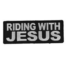 Forever And Always Carries Riding With Jesus 4 x 1.5 Patches
