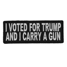 Forever And Always Carries I Voted For Trump 4 x 1.5 Patches