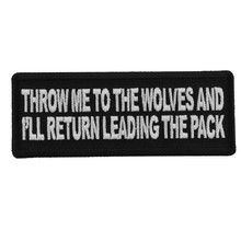 Forever And Always Carries Throw Me To The Wolves 4 x 1.25 Patches