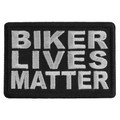 Forever And Always Carries BIKER LIVES MATTER 3 x 2 Patches