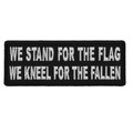 Forever And Always Carries We Stand for the Flag 4 x 1.5 Patches