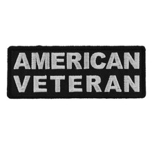 Forever And Always Carries AMERICAN VETERAN 4 x 1.5 Patches