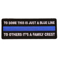Forever And Always Carries To Some This is Just a Blue Line 4 x 1.5 Patches