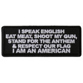 Forever And Always Carries I Am An American 4 x 1.5 Patches