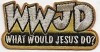 Forever And Always Carries WWJD Patch 3 x 1.5 Patches