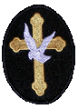 Forever And Always Carries CROSS WHITE DOVE 0 x 0 Patches