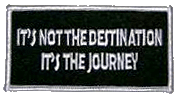 Forever And Always Carries Its Not the Destination 4 x 1.25 Patches