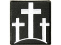 Forever And Always Carries Three Crosses white 0 x 0 Patches