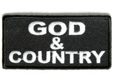 Forever And Always Carries God  Country 3 x 1 Patches