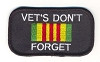 Forever And Always Carries Vets Don't Forget Vietnam Patch 3.5 x 2 Patches