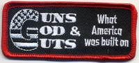 Forever And Always Carries Guns God  Guts What America Was Built On Patch 0 x 0 Patches