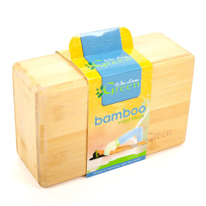 Wai Lana Green™ Bamboo Yoga Block