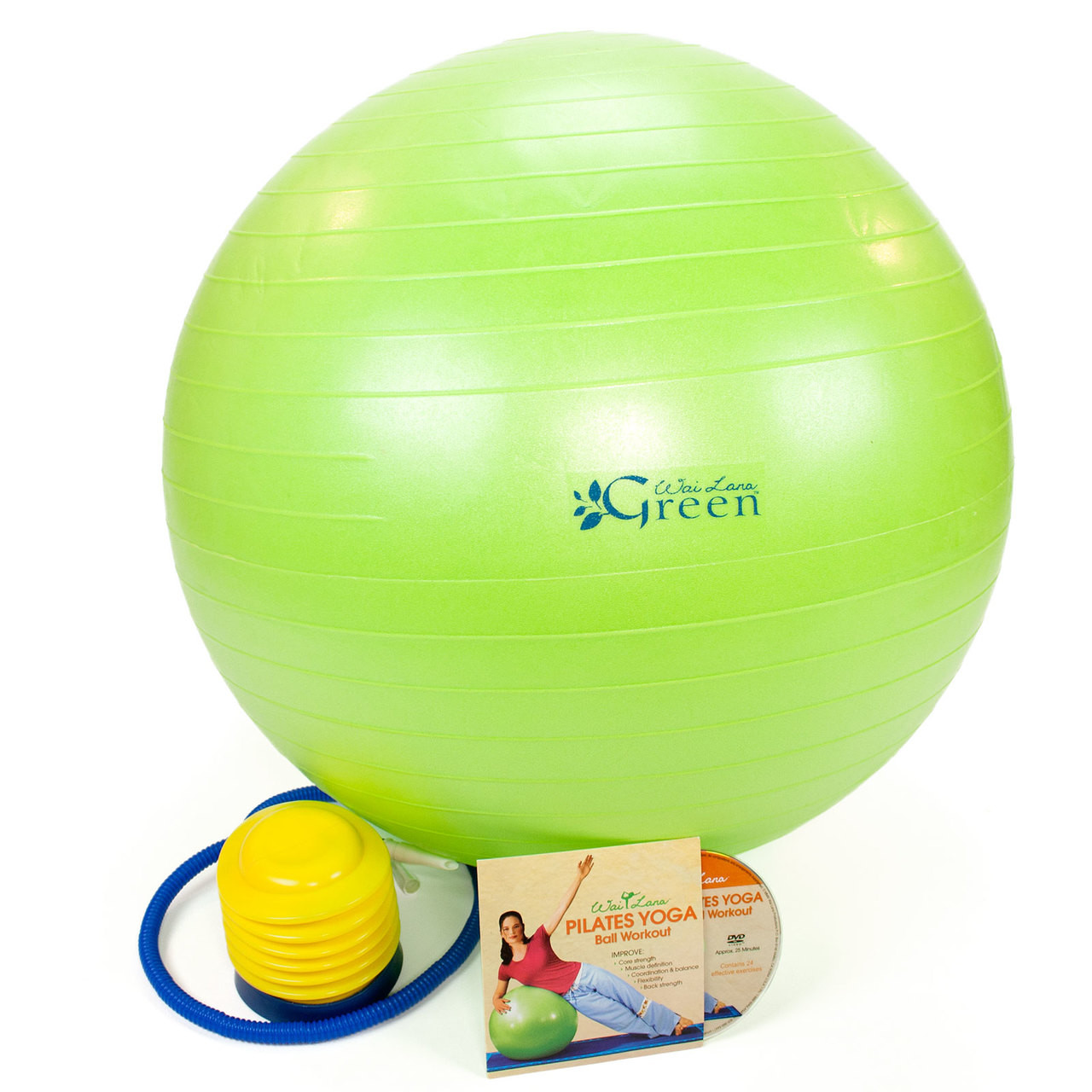 green yoga ball