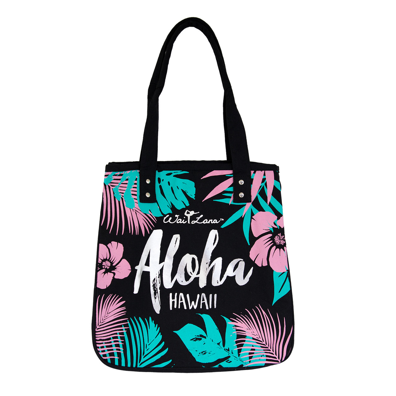 Stylish 100% Organic Cotton Tropical Aloha Bag - Wai Lana