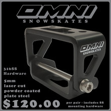 Set of two snowskate trucks.