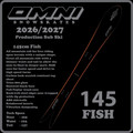 Omni 145cm Fishtail snowskate sub ski only
Red sidewalls.