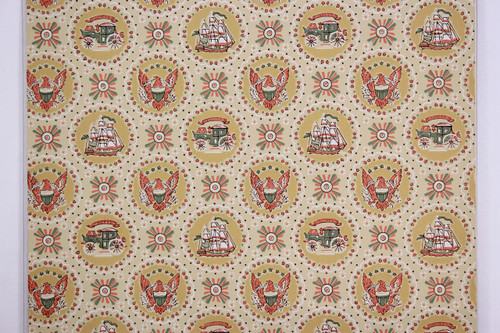 1970s Vintage Wallpaper Eagles Americana