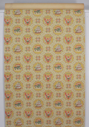 1970s Vintage Wallpaper Eagles Americana