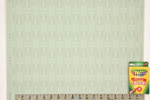 1940s Vintage Wallpaper Green Basket Weave